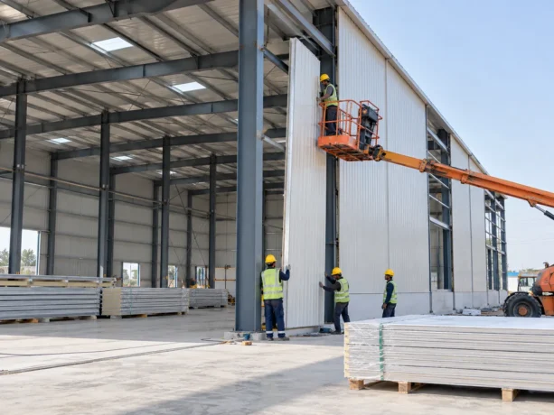 Phagwara Peb Sandwich Panel Installation