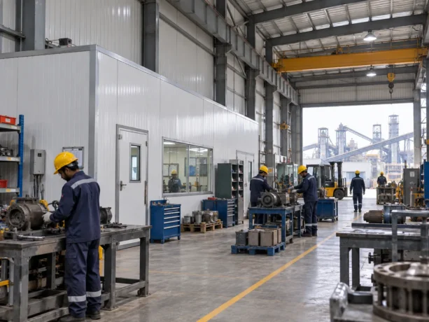 Phusro Industrial Workshop Panel Support Room