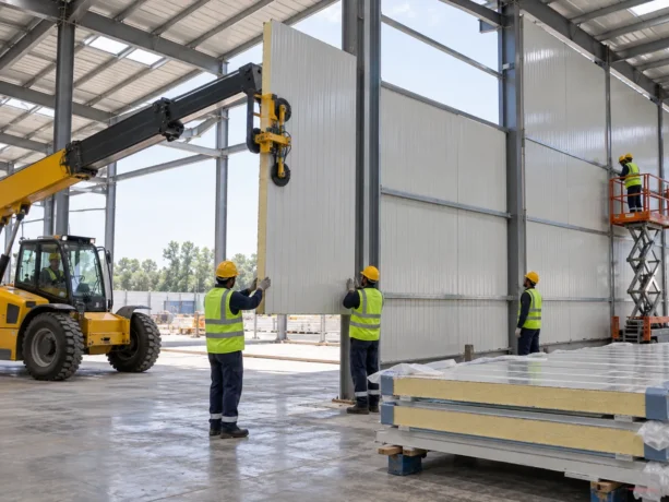 Pilibhit Factory Made Panel Installation