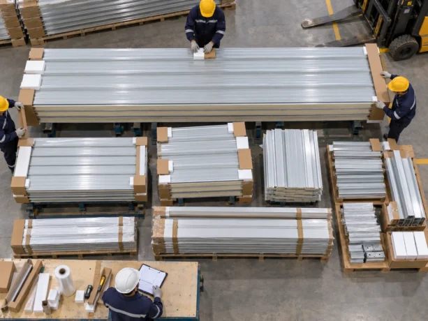Rewa Project Specific Sandwich Panel Packing