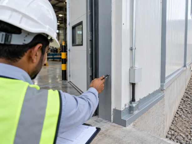 Rewa Sandwich Panel Door Interface Inspection