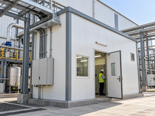 Saharanpur Industrial Utility Sandwich Panel Building