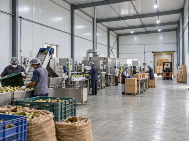 Sahaswan Agro Processing Workflow Sandwich Panels