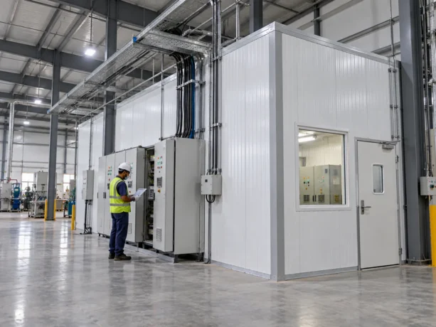 Sahaswan Sandwich Panel Industrial Utility Enclosure