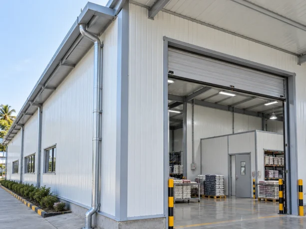 Shantipur Sandwich Panel Wall Roof Detail