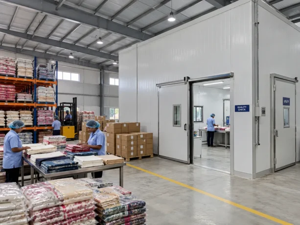Shantipur Textile Storage Processing Utility Areas