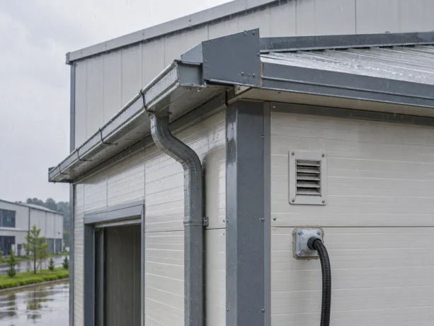 Shivpur Sandwich Panel Weatherproof Detailing