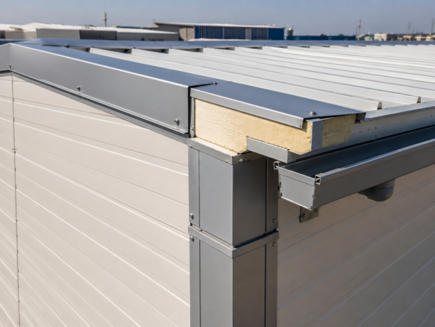 Sikar Insulated Sandwich Panel Junction Detail