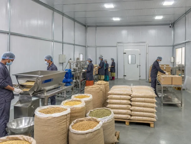 Sikar Sandwich Panel Agricultural Packing Facility