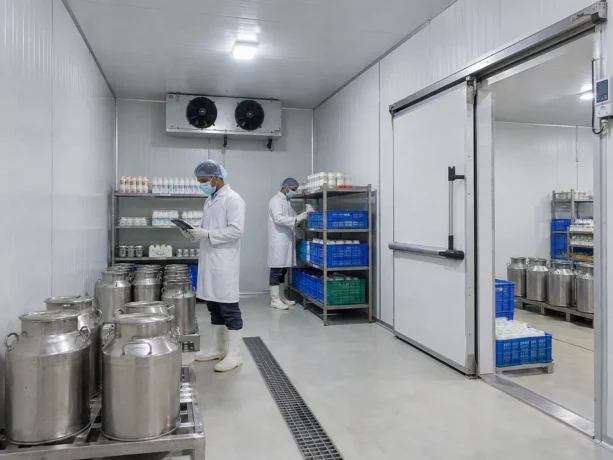 Sikar Sandwich Panel Dairy Storage Area