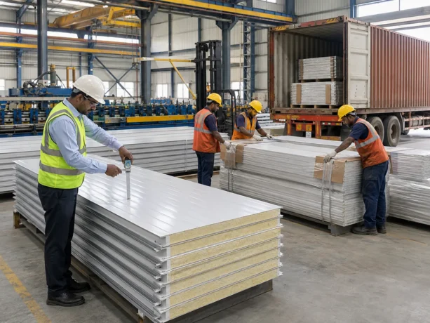 Sikar Sandwich Panels Quality Inspection Dispatch