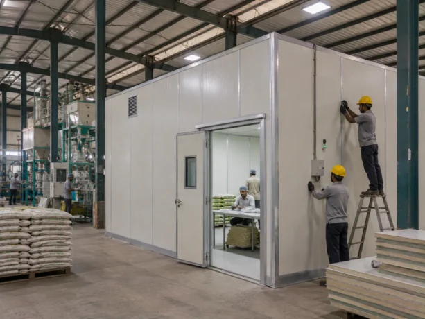 Sitapur Sandwich Panel Internal Factory Room