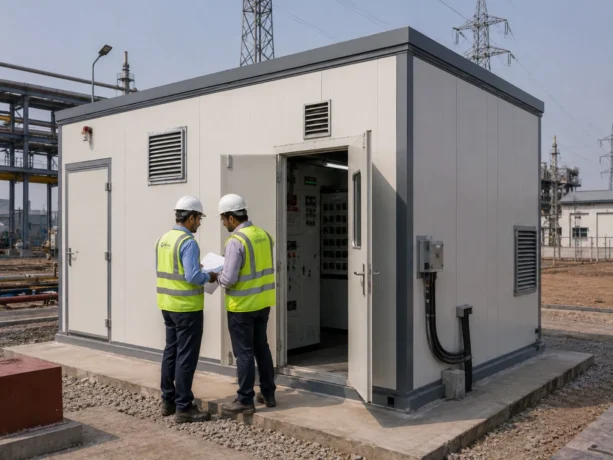 Sonbhadra Sandwich Panel Power Control Building