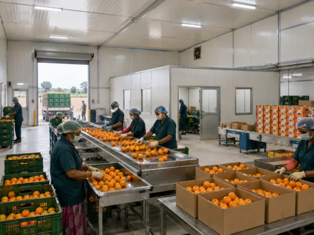 Sriganganagar Kinnow Sandwich Panel Packing Facility
