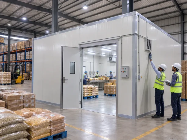 Sunam Sandwich Panel Room Inside Warehouse
