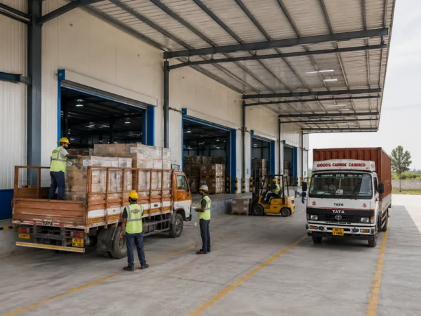 Sunam Sandwich Panel Warehouse Dispatch