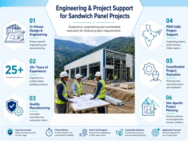 Sundarnagar Epack Prefab Project Support Infographic