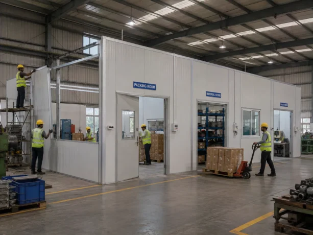 Surendranagar Sandwich Panel Factory Partitions