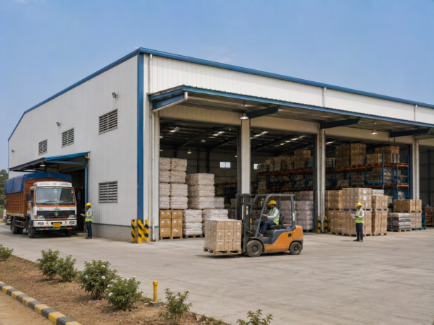 Surendranagar Sandwich Panel Industrial Warehouse