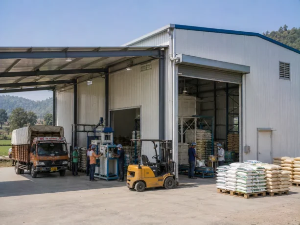 Surguja Sandwich Panel Rice Cereal Facility