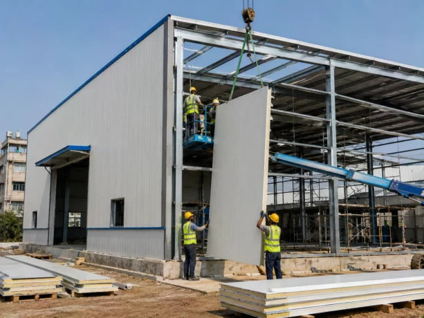 Udhana Sandwich Panel Construction Benefits