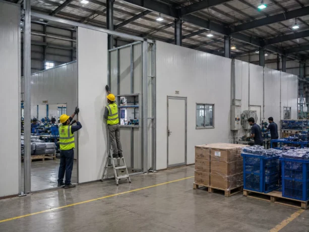 Udhana Sandwich Panel Industrial Partition
