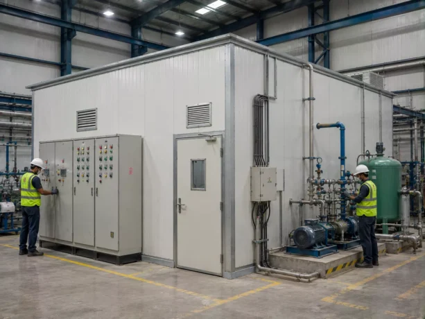 Udhana Sandwich Panel Machinery Utility Enclosure