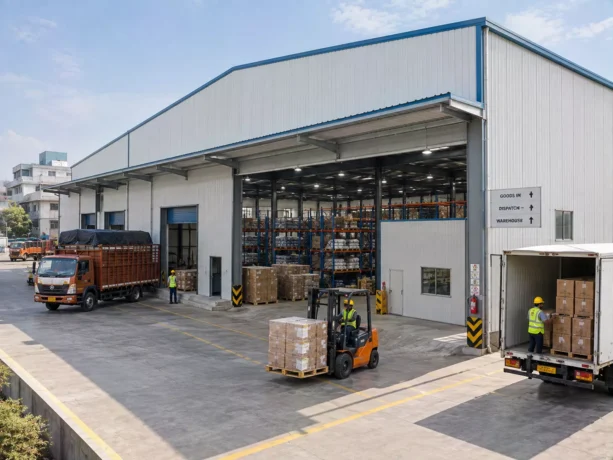 Udhana Sandwich Panel Manufacturing Warehouse