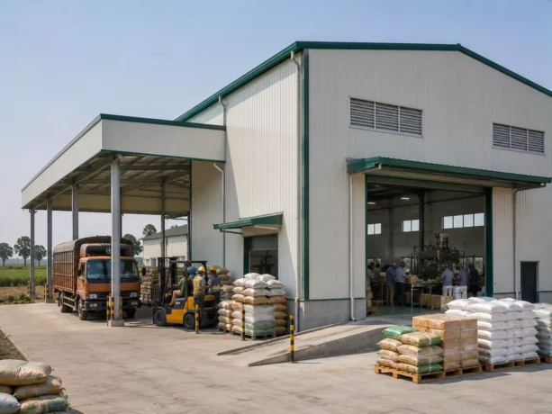 Ujhani Sandwich Panel Agriculture Storage Facility