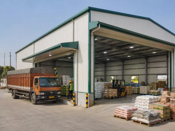 Ujhani Sandwich Panel Insulated Warehouse