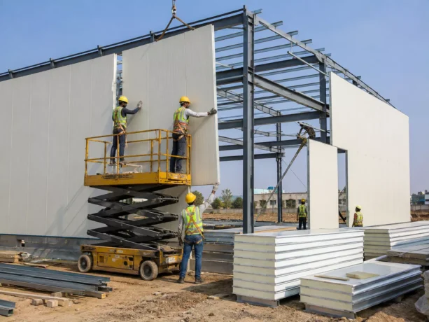 Ujjain Sandwich Panel Installation Project