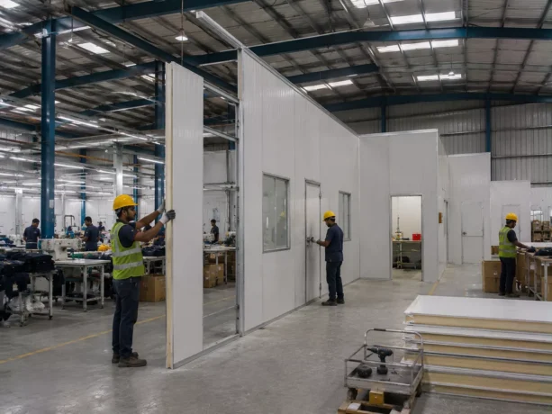Ulhasnagar Sandwich Panel Industrial Partitions