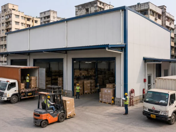 Ulhasnagar Sandwich Panel Insulated Warehouse