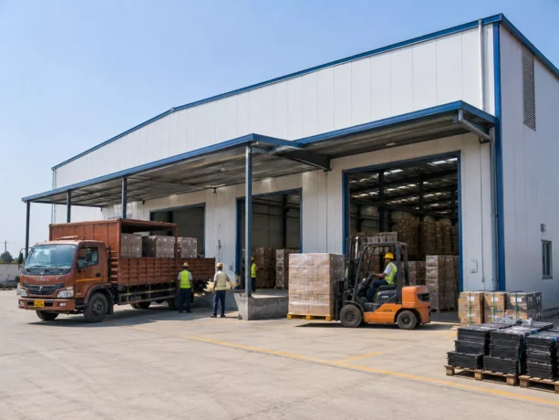 Unnao Sandwich Panel Industrial Warehouse