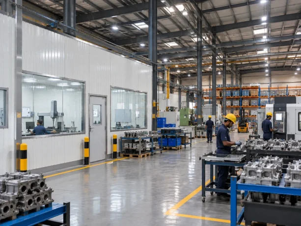 Pithampur Sandwich Panel Quality Inspection Room