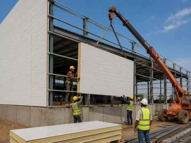 Yavatmal Sandwich Panel Installation Project