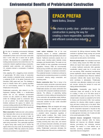 Environmental Benefits of Prefabricated Construction - NBM&CW Magazine