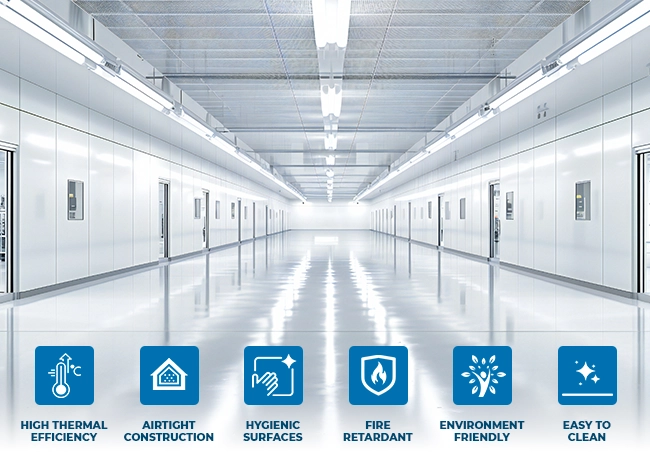 Clean Room Panel Key Features