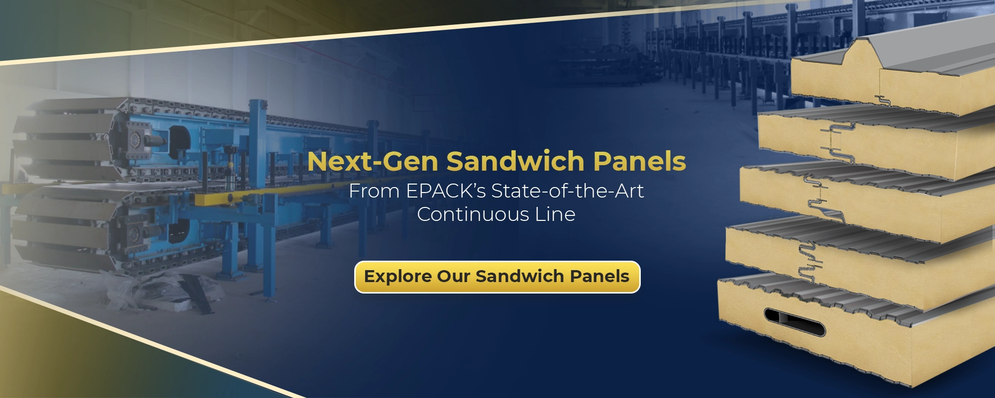 Continuous Sandwich Panels