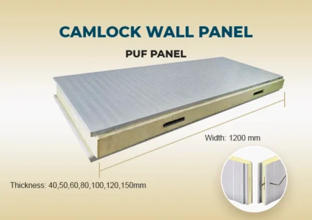 PUF/PIR Camlock Wall Panels
