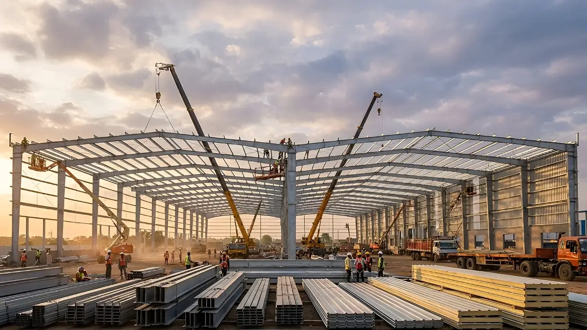 The Future Of Industrial Construction In India Peb & Prefab Structures Explained