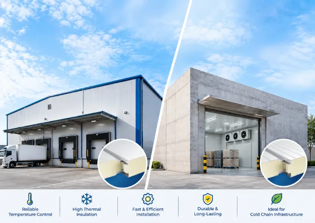Cold Storage Panels For Peb & Rcc Buildings
