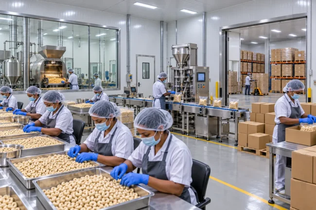 Cashew Processing Packing Panels Kollam