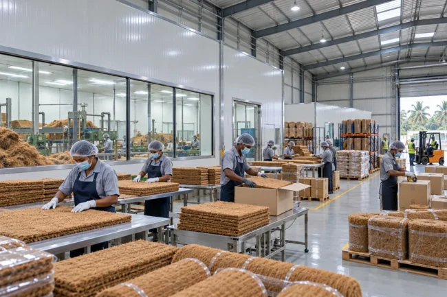 Coir Product Packing Facility Kollam