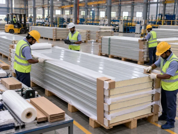 Erode Sandwich Panel Protective Preparation