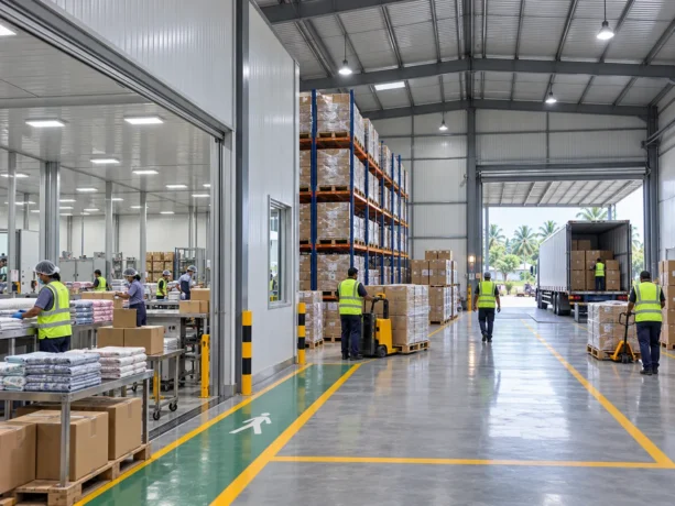 Finished Textile Goods Warehouse Karur