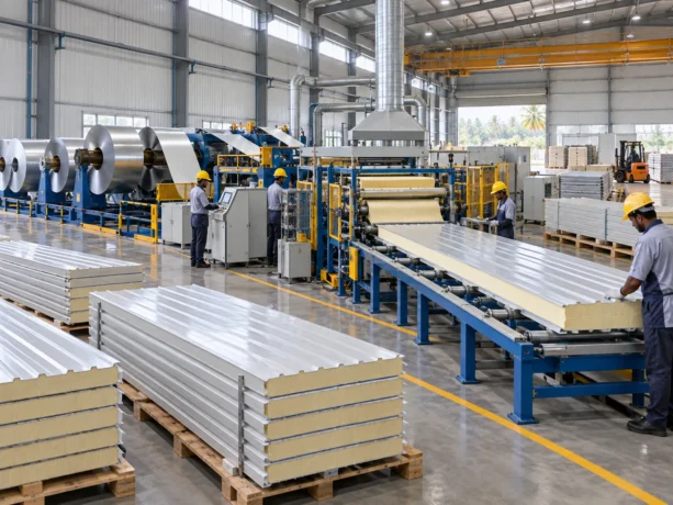 Sandwich Panel Manufacturing Support Alappuzha