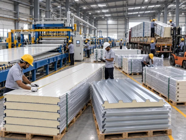 Sandwich Panel Production Dispatch Kannur