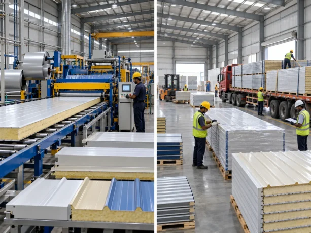 Sandwich Panel Production Dispatch Kozhikode