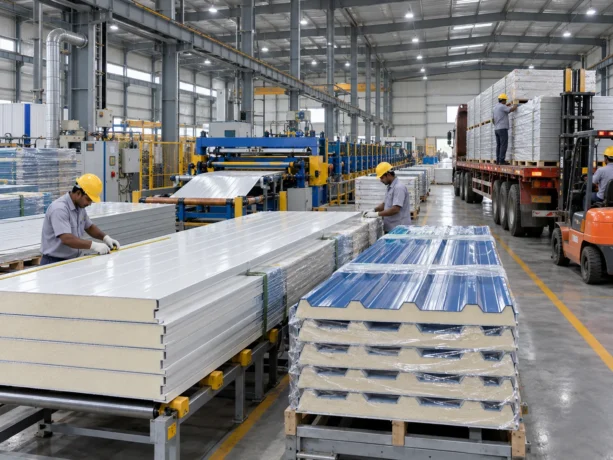 Sandwich Panel Production Dispatch Pathanamthitta